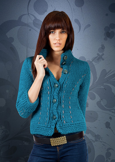 bulky jacket knitting pattern