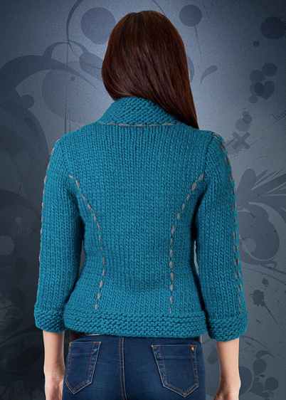 bulky jacket knitting pattern