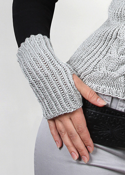 cabled vest knitting pattern