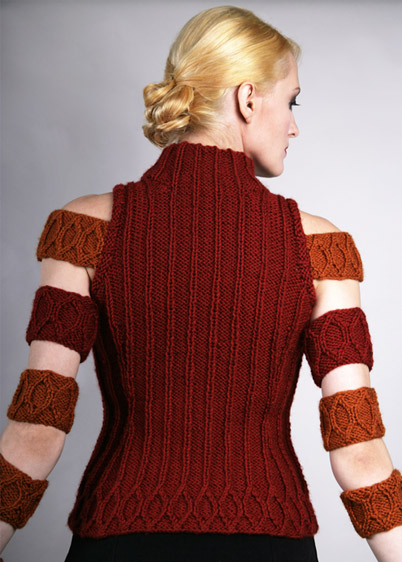 top with armbands knitting pattern top with armbands knitting pattern