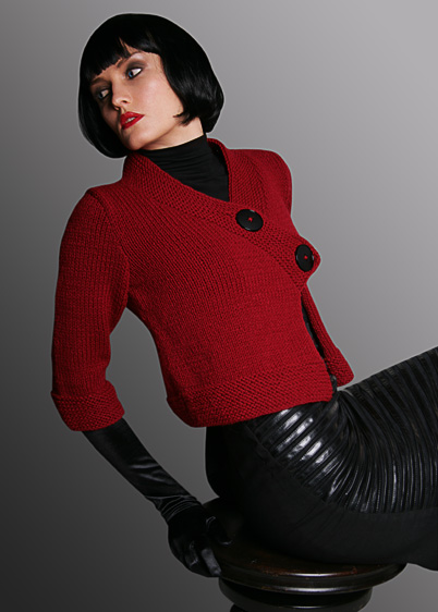 two button cardigan knitting pattern