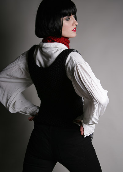 two color vest knitting pattern