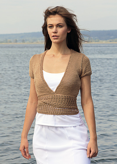wrap cardigan knitting pattern