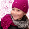 girl's hat and scarf knitting pattern