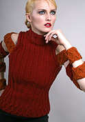 top with armbands knitting pattern