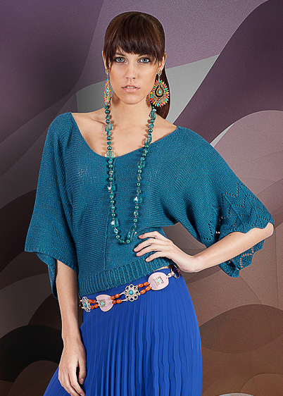 winged pullover knitting pattern