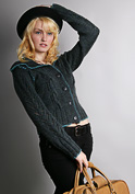 denim sweater knitting pattern