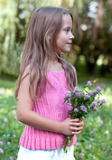 girl top knitting pattern