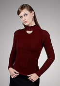 high waist pullover knitting pattern