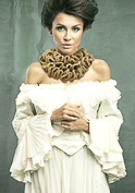 ruffled scarf knitting pattern