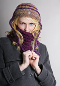 striped earflap hat knitting pattern